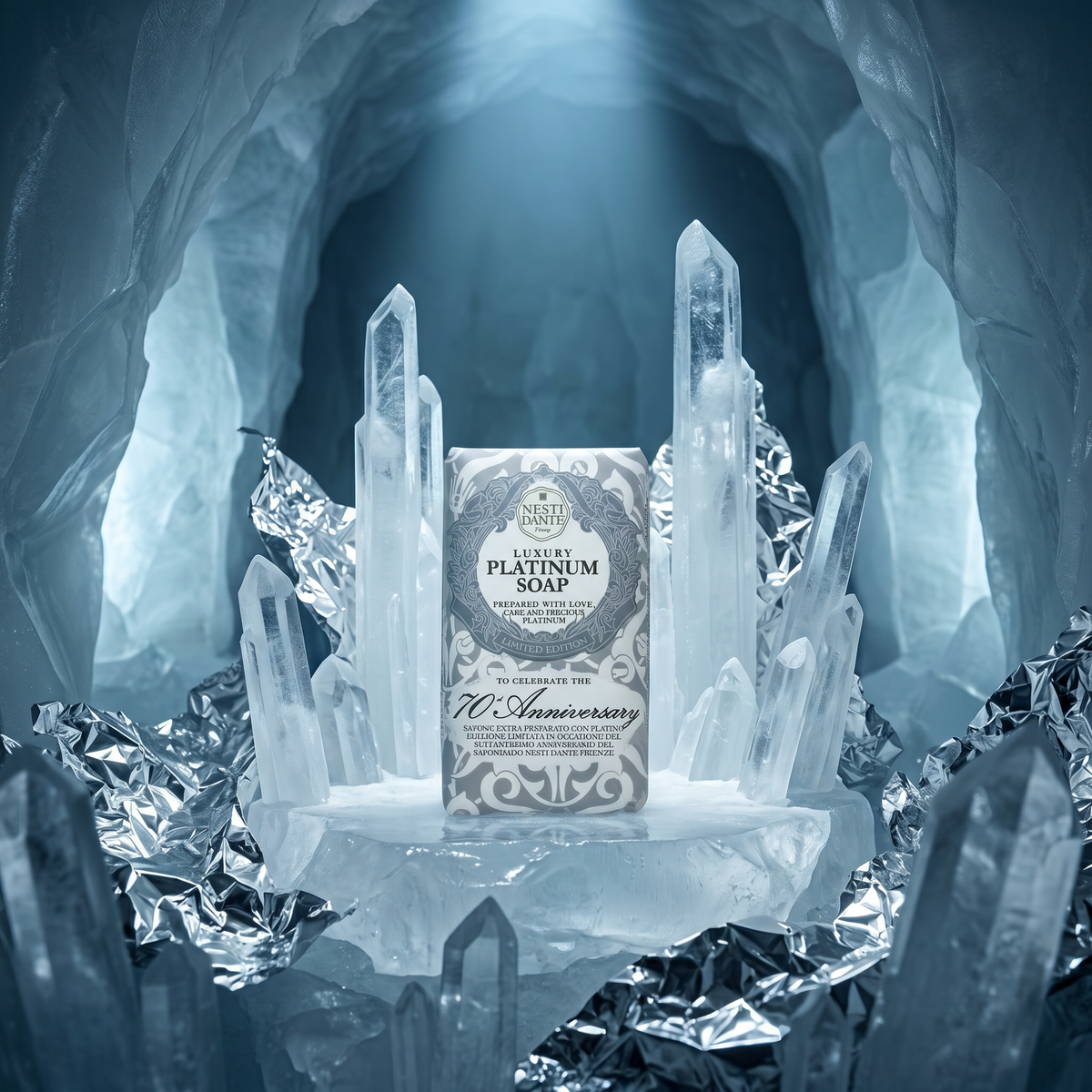 Nesti Dante Platinum Soap 250g | 70th Anniversary Luxury Bar