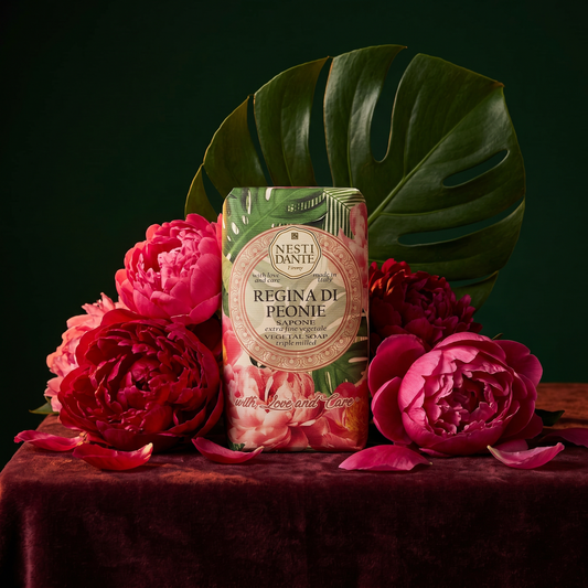 Nesti Dante Regina di Peonie Soap | Peony Rose Italian Vegetal Soap