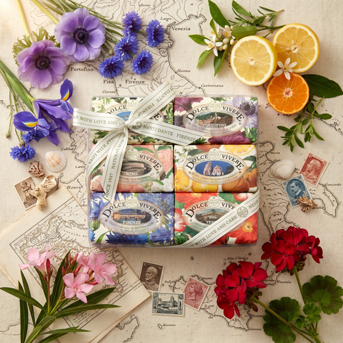 Nesti Dante Dolce Vivere Collection Gift Set | 6 Italian City-Inspired Soaps
