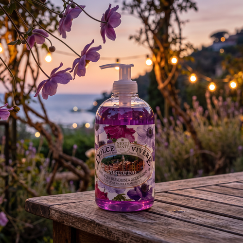 Nesti Dante Dolce Vivere Portofino Body Wash | Flax, Rose Water & Marine Lily