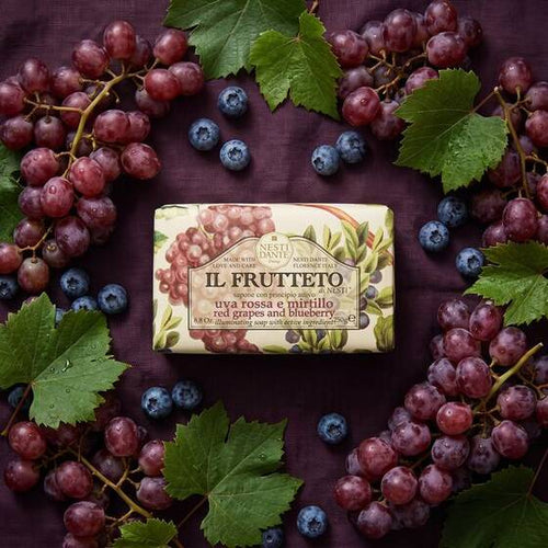 Red Grapes and Blueberry